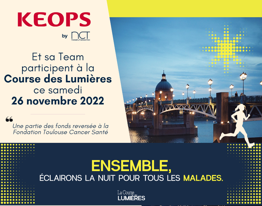 KEOPS by NCT Toulouse participe à la course des Lumières le 26.11.2022