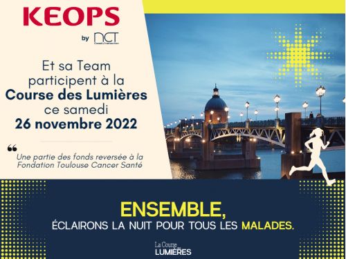 KEOPS by NCT Toulouse participe à la course des Lumières le 26.11.2022