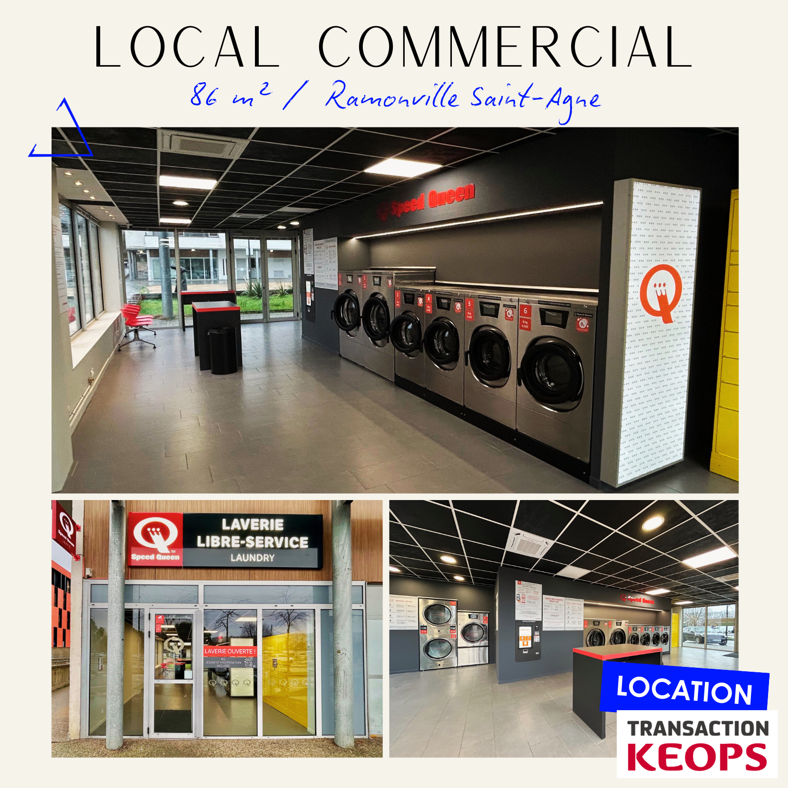 Speed Queen Laundry s'implante à Ramonville : une nouvelle transaction signée KEOPS Toulouse